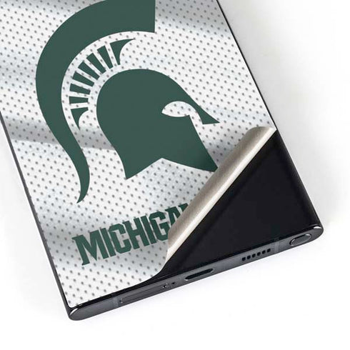 Michigan State University Spartans Jersey Galaxy S25 Ultra Skin